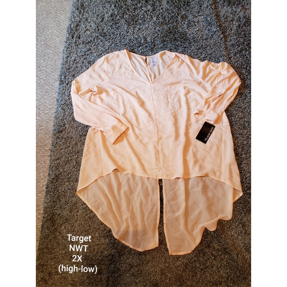 Pink Chiffon Top